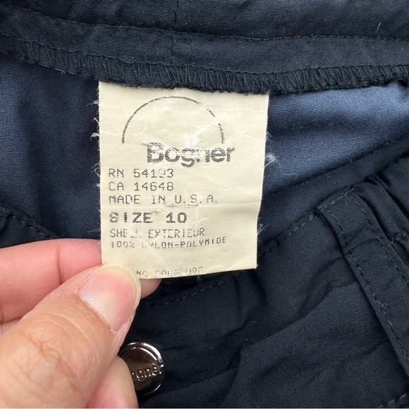 Vintage Bogner Black Ski Pants Women’s Size 10 Made in USA Winter Snowboard - Picture 8 of 16